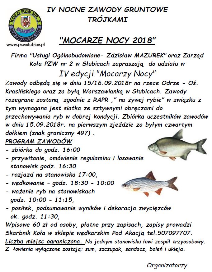 mocarze nocy 2018