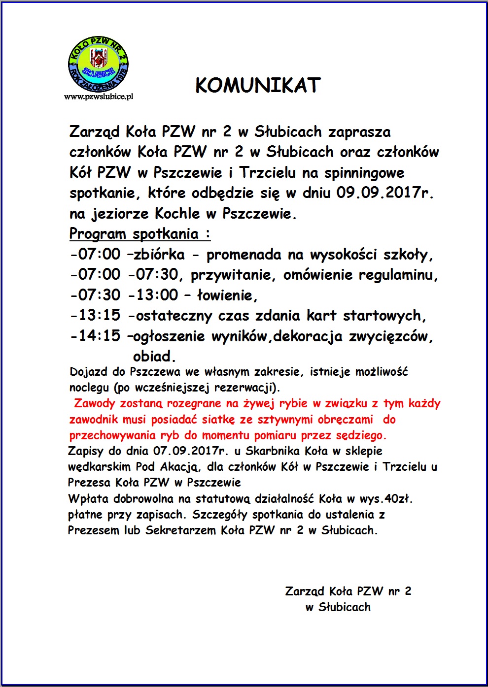 spining pszczew 2017